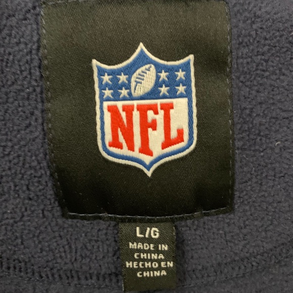 🔹New England Patriots Fill-Zip Hoodie (Sz L) - Picture 5 of 8